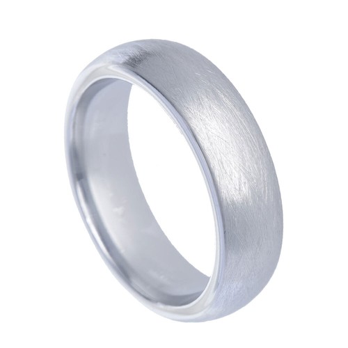 6mm Tungsten Carbide Women Jewelry Wedding Ring Textured Dome Top Comfort Fit - Picture 3 of 7