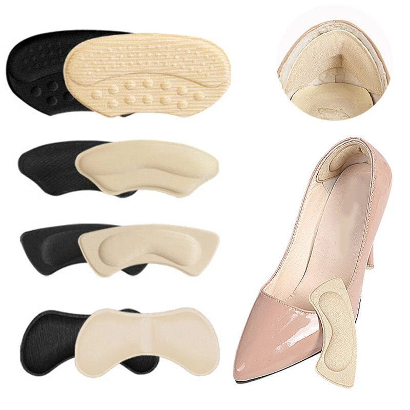 1Pair Heel Grip Pads Shoes Comfort Cushions Liners Self adhesive