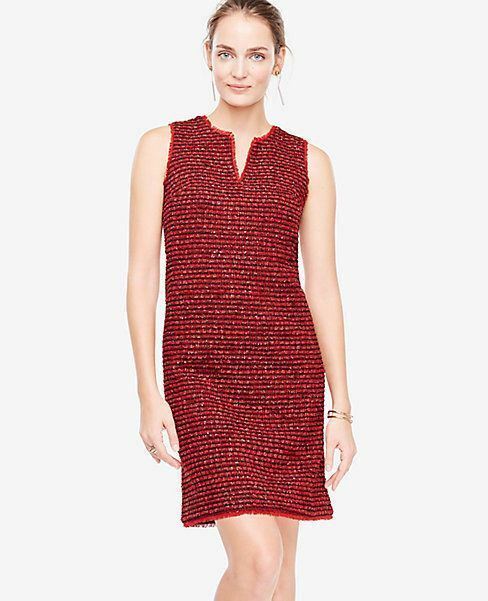 ann taylor red dress