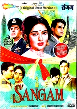 SANGAM - RAJ KAPOOR, VYJAYANTIMALA, RAJENDRA - BOLLYWOOD DVD - ENGLISH SUBTITLES