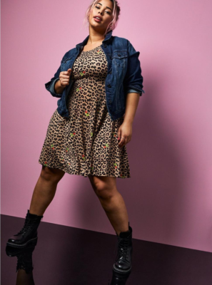 torrid green leopard dress Brand New Betsey Johnson Ponte Mini Skater SZ 6X Satin homecoming dress
