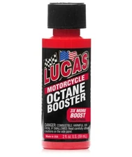 LUCAS 10725 Gas Fuel 3X Racing Formula Octane Booster 2oz for 4-Stroke Engines 