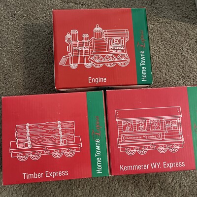 Rare Home Towne Express 1998 Edition Train Engine JC Penny Christmas Vintage NIB