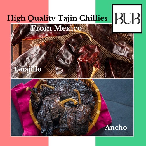 Tajin Dried Ancho & Guajillo Mexican Chillies + Recipe - Dried Peppers 75g - Picture 2 of 7