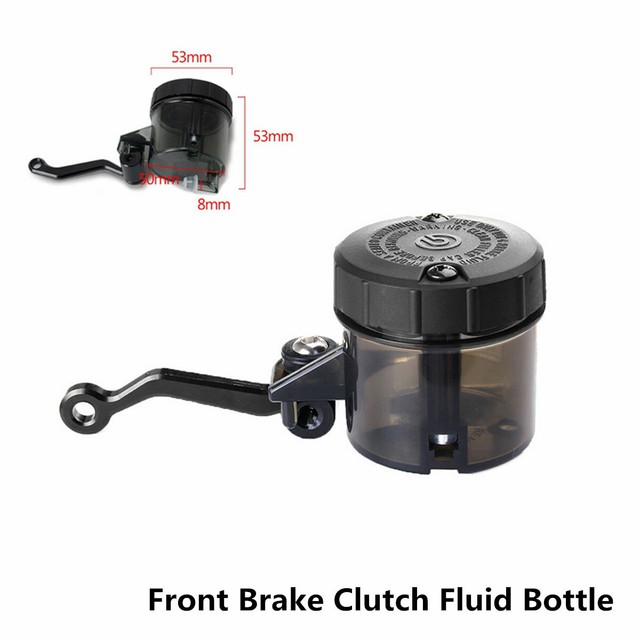Universal Motorcycle Front Brake Clutch Fluid Bottle Master Cylinder