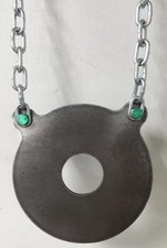 AR500 Steel Target 10"x1/2" Bullseye Gong Target 3" Center 4" Gong Included