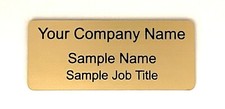 Engraved Name Badges Premium Quality -Shops Bars Pubs Clubs Company Name 76x32mm