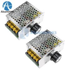 2PCS 4000W 220V AC SCR Motor Speed Controller Module Voltage Regulator Dimmer