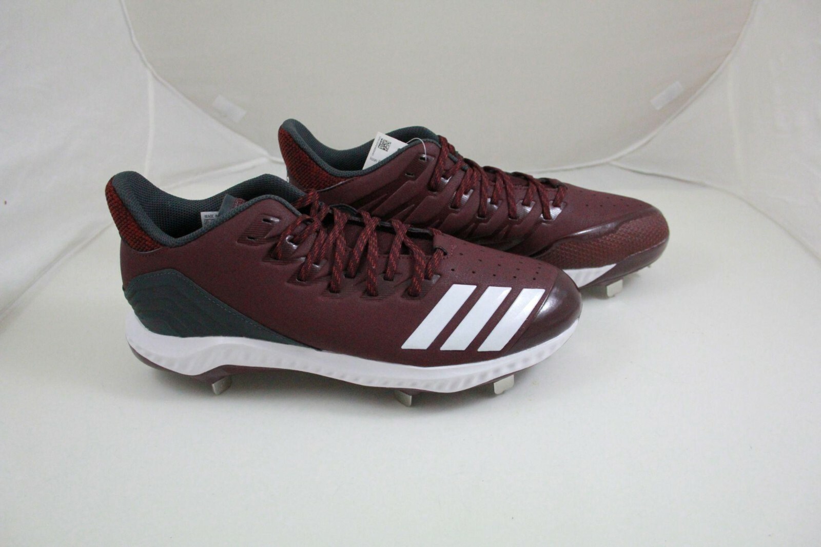 maroon baseball cleats