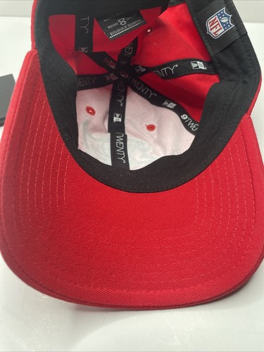 Tampa Bay Buccaneers NFL New Era 9Twenty Strapback Cap Hat Red - Picture 8 of 8