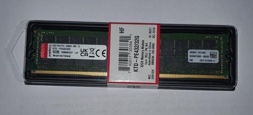 Barrette Mémoire Kingston DDR3 32 Go (2x16 Go) KTD-PE310Q/16G, Occasion