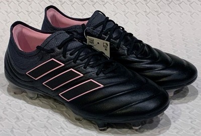 ADIDAS Copa 19.1 FG Black Pink Soccer Cleats NEW Mens Girls Sz 6 Womens Sz 7