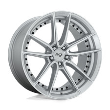 20x10.5 Niche M221 Dfs Gloss Silver Machined Wheel 5x115 20mm