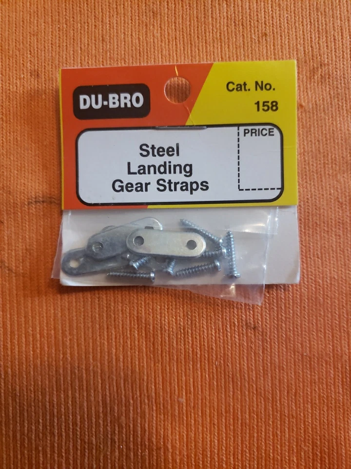 Du-Bro - Steel Landing Gear Straps - New - Part 158 - JT25 - Image 2 of 4