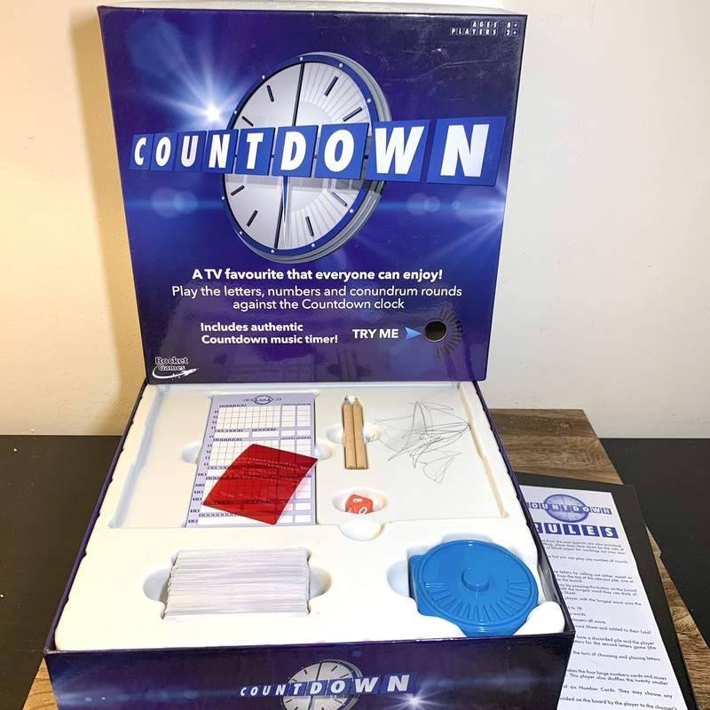Countdown Board Game By Rocket Games 2014 Complete