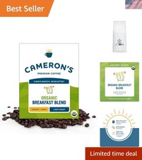 Roasted Whole Bean Coffee, Organic Breakfast Blend, 4 Pound 11.80 per pound