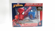 Spiderman Marvel Travel Toothbrush, Holder & Rinse Cup Amazing Smile 