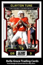 2023 Panini Score Clayton Tune #307 Arizona Cardinals Rookie RC NFL Football