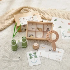 Indoor/Outdoor Scavenger Hunt Play Set, Seek and Find Games, Nature Game Kids Ag