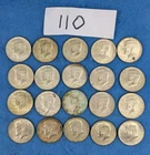 $10.00 Face Value 40% Silver 20 Kennedy Half Dollars Lot 110