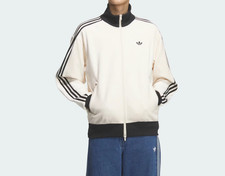 adidas Originals Men's VELOUR CLASSIC Limited Edition TRACK TOP Wonder White