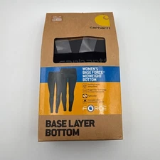 Carhartt Base Force Midweight Bottom Layer Womens XS WBL136 BLK Black NIB