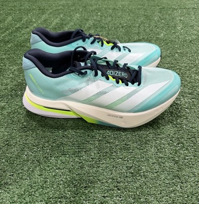Adidas Adizero Boston 13 Running Shoes Flash Aqua JS4945 NEW Men s Size 8.5