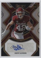 2023 Select Draft Picks Rookie Signatures Silver Prizm Drew Sanders Auto 4yu