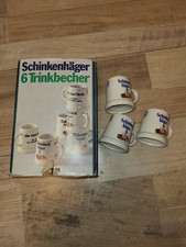 9x Schinkenhäger Trinkbecher Miniaturkrug 2c...