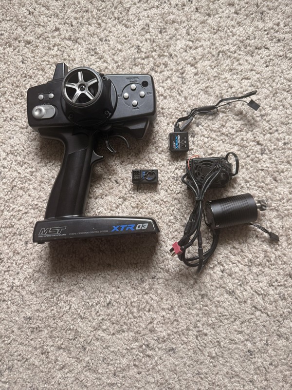 MST RMX XBL50 Sensorless Brushless ESC w/ Motor Gyro and Transmitter/receiver ￼