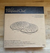 The Pampered Chef Microwave Potato Chip maker…#1241