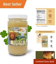 Natural Clover Blossom Honey 16oz - Unprocessed Kosher Certified Quality