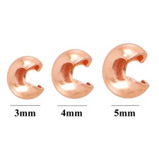 Copper Plated Crimp Bead Covers 144