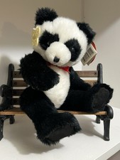 Vintage Russ Berrie Ping Panda Bear Plush Soft Toy Stuffed Animal