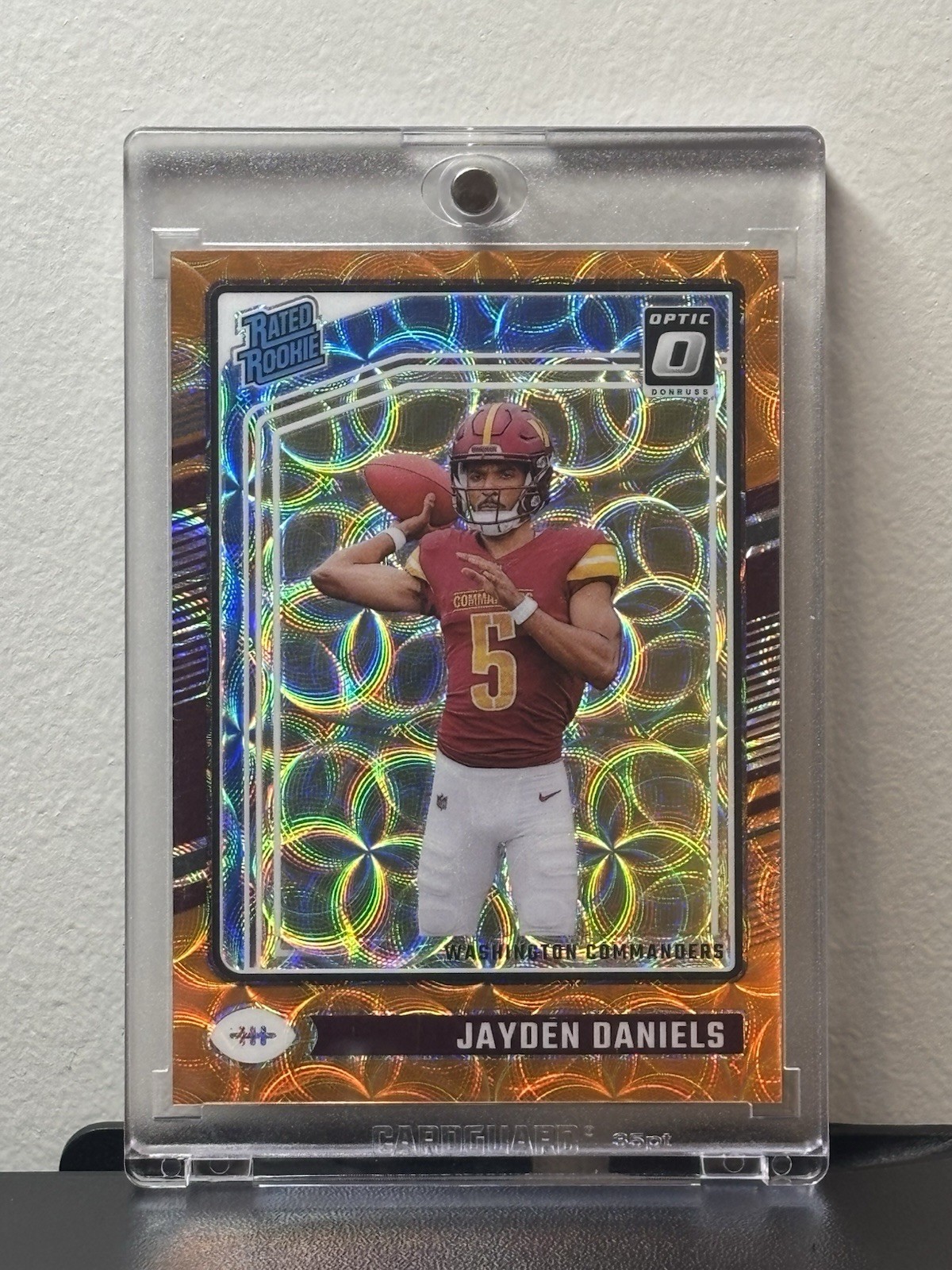 2024 Donruss Optic Jayden Daniels Orange Scope /79 Rated Rookie RC #248