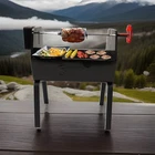 Portable BBQ Grill and Rotisserie- Charcoal Fueled Great /Camping/Tailgating NIB