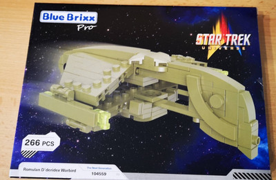 Bluebrixx Pro Set - Star Trek Romulan D'deridex Warbird (104559) NEU & OVP