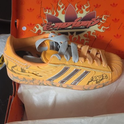 adidas Hellstar x Superstar Hazy Orange LA1501 Graphic Men's Athletic Sneaker