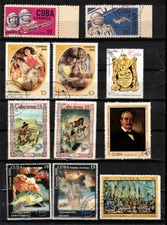  1cuba  Stamp, ASTRONAUTS, worldwide collection lot