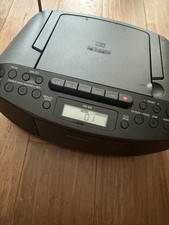 Sony CFD-S70 Portable CD Cassette Player AM/FM Radio MP3 Boombox Portable EUC