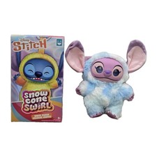 HAPPY HAUL Disney Stitch Snow Cone Swirl ANGEL Bag Keychain Vinyl Plush READ