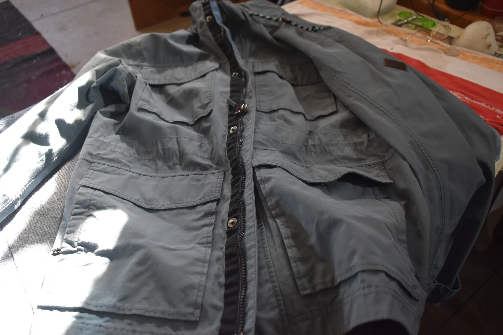 Eddie Bauer coat men's M multi use rain resistent insulated hooded warm flawless