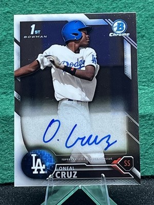 Oneil Cruz 2016 Bowman Chrome - Prospects Autographs #BCAP-OC (AU, RC) 'Oneal'