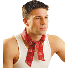 MIRACOOL 7 PIECE PACK COOLING BANDANAS - COWBOY RED - 940-CRD