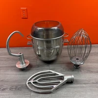Hobart 20QT REDUCER Mixer Set D300 D340 D-20 Bowl, DS20E Paddle Dough Hook Whisk