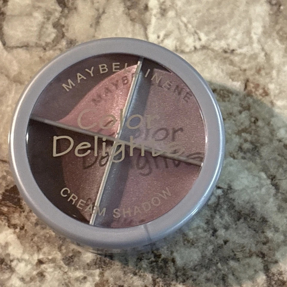 Maybelline Color Delights Sombra Crema #10 Brillo Crepúsculo Sombra de Ojos Cuádruple Nueva Foto 2 de 4