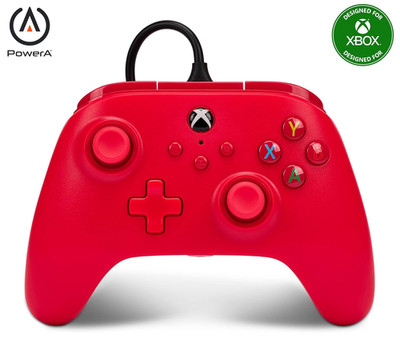 Wired Controller for Xbox Series X|S - Red, Gamepad, Video Game/Gaming Controlle