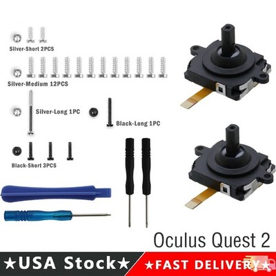 19X Screws + 3D Rocker Analog Joystick Thumbstick For Oculus Quest 2 Controller