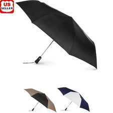 60 Inch Golf Umbrella Auto Open Close Windproof Waterproof Travel Portable New