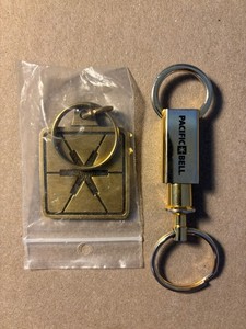 Telephone Company Pacific Bell Key Rings